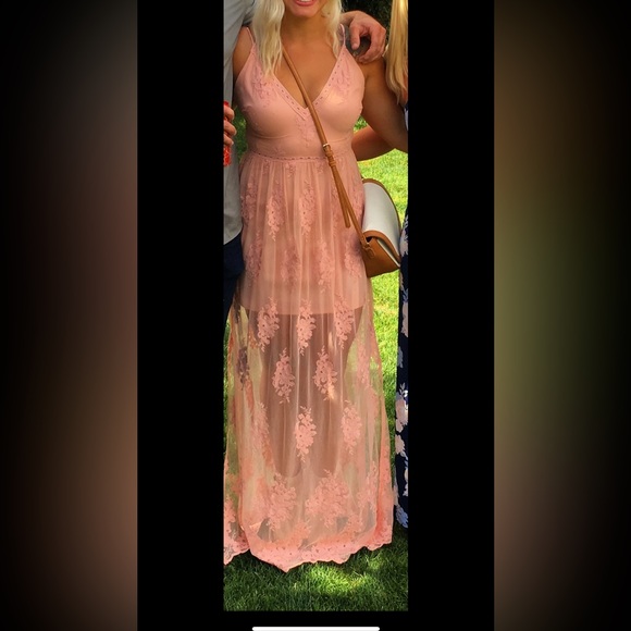 Socialite Embroidered Maxi Dress - Picture 2 of 16